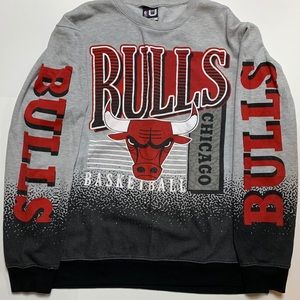 Chicago Bulls Zebra Grey/Red/Black Sweater